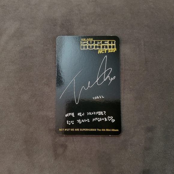 Taeil Official Photocard from NCT 127 Superhuman Album - Picture 2 of 2